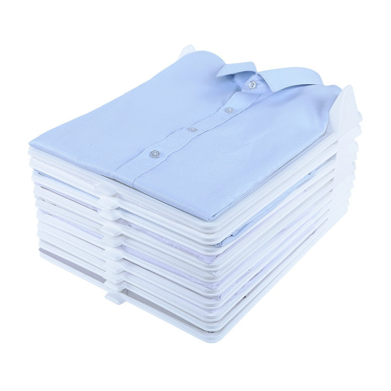 10Pcs/5pcs Creative Fast Clothes Fold Board Clothing Organization Shirt Folder T-shirt Document Home Closet Organizer