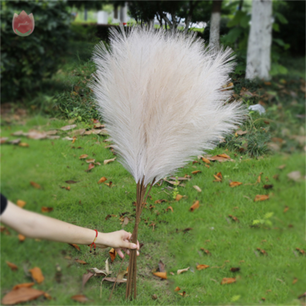 1Pc Artificial Pampas Grass Home Decor Plant Artificial Flower Bouquet Diy Wedding Christma Flower Decoration Fake Flower Plants