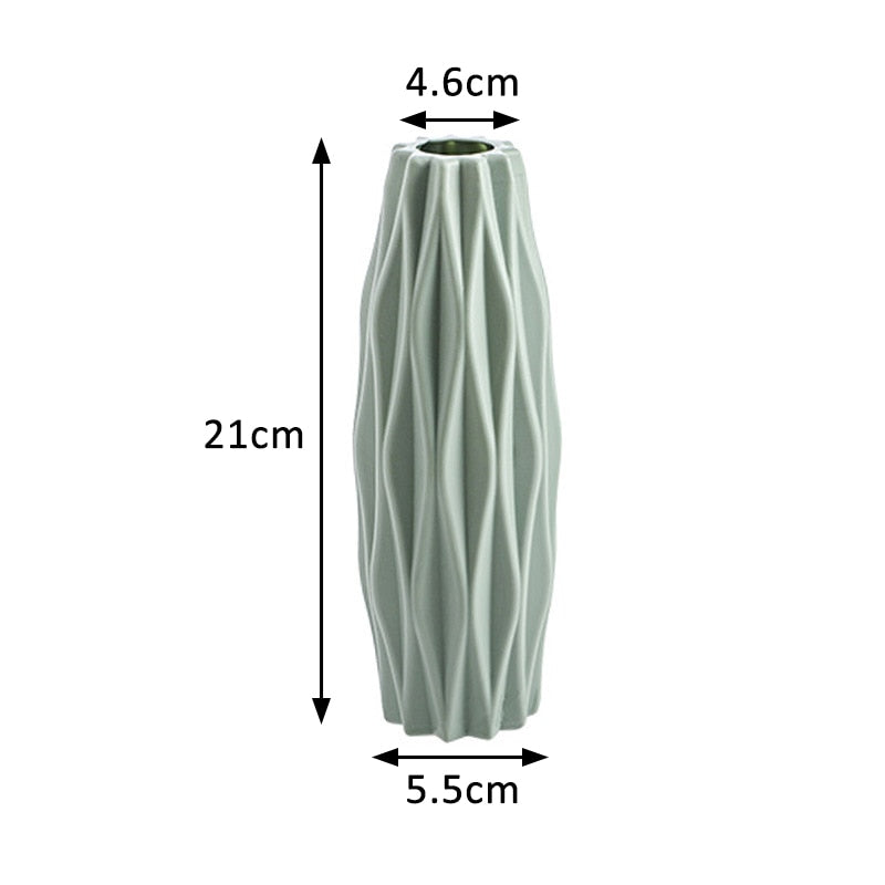 Modern vases decoration home Nordic Style Flower Arrangement Living Room Origami flower pot for interior