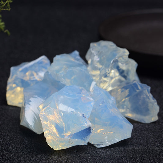 Natural Opal Rough Stones Quartz Crystal Raw Mineral Reiki Healing Crystals Gem Specimens Collectible Home Decor
