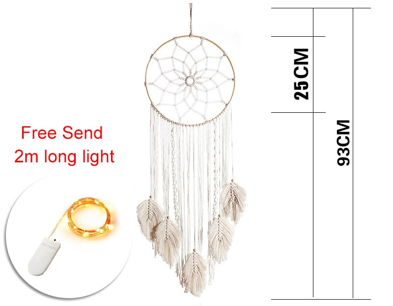 baby dream catcher nordic style decor nordic decoration home children&#39;s room decoration nursery decor=wind chimes dreamcatcher