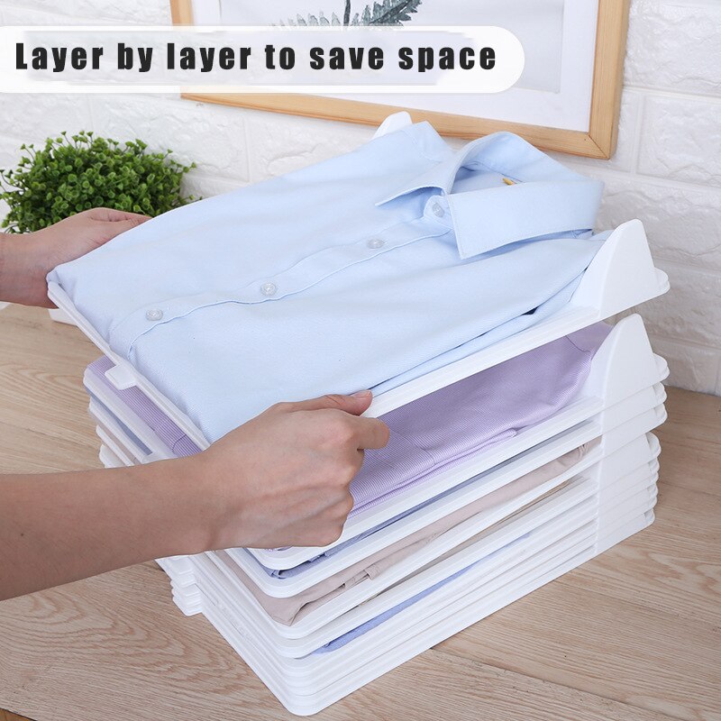 10Pcs/5pcs Creative Fast Clothes Fold Board Clothing Organization Shirt Folder T-shirt Document Home Closet Organizer