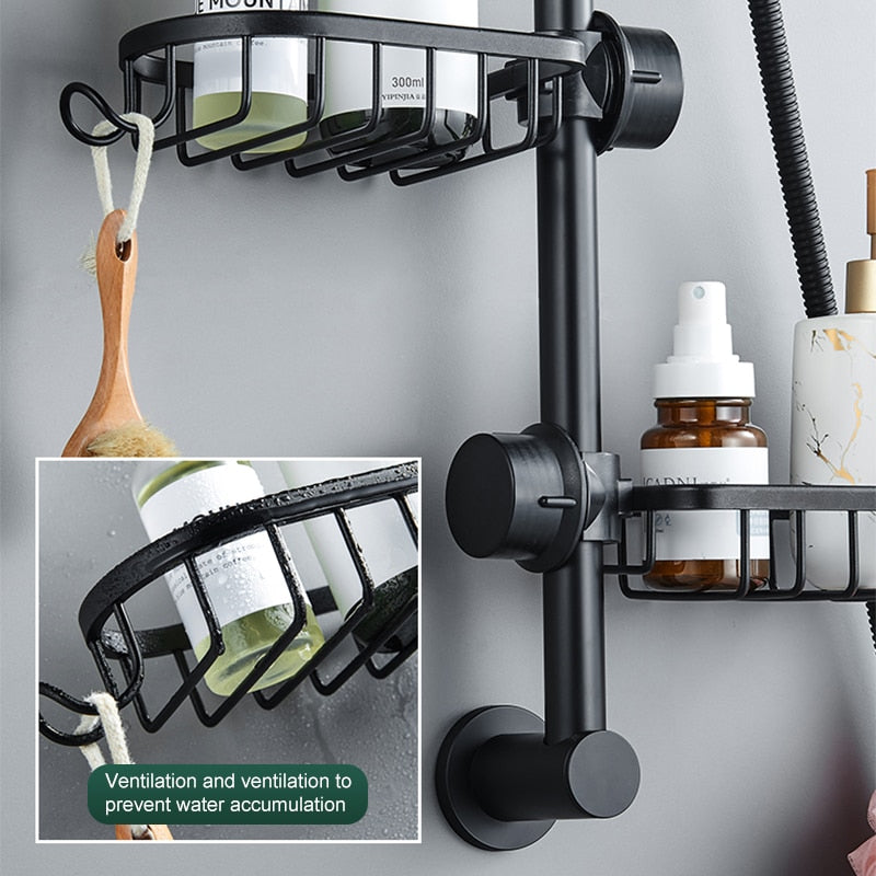 Bathroom Faucet Storage Rack Shower Soap Holder Bathroom Organization Shower Shelves Bathroom Accessories