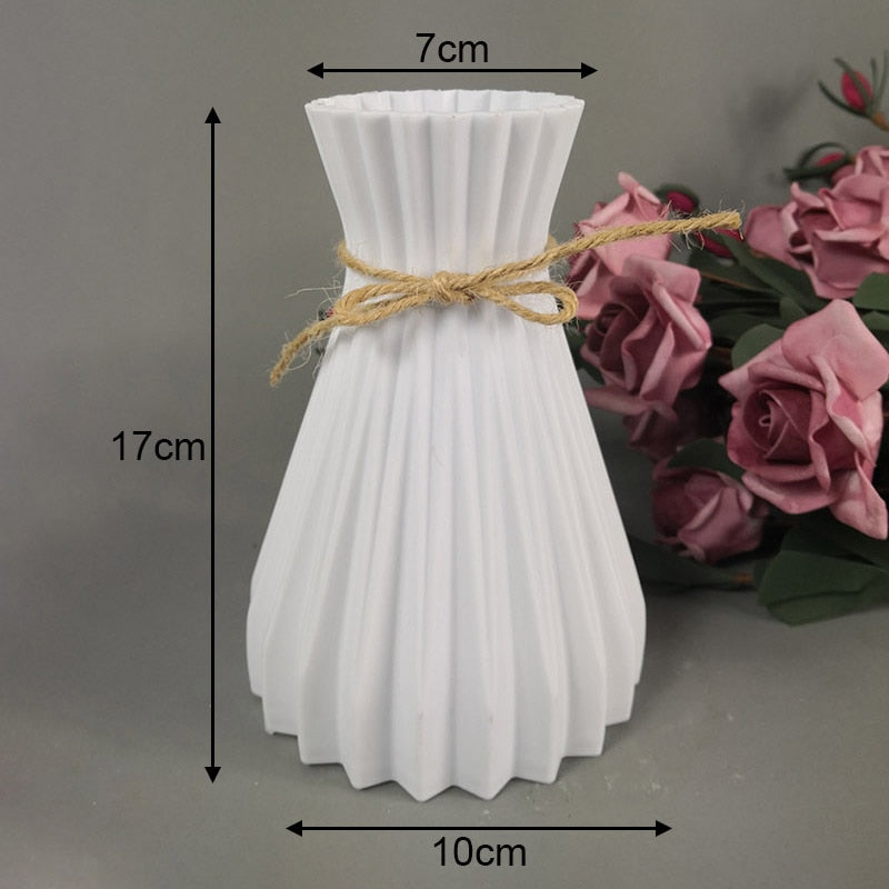 Modern vases decoration home Nordic Style Flower Arrangement Living Room Origami flower pot for interior