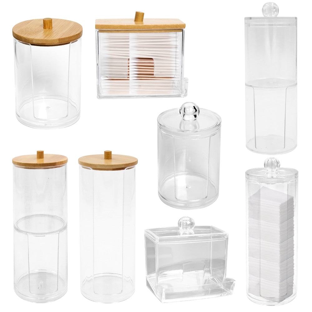 Acrylic Organizer for Cosmetics Transparent Eyebrow Pencil Brush Holder Makeup Organizer Boxes Brush Containers Storage Box