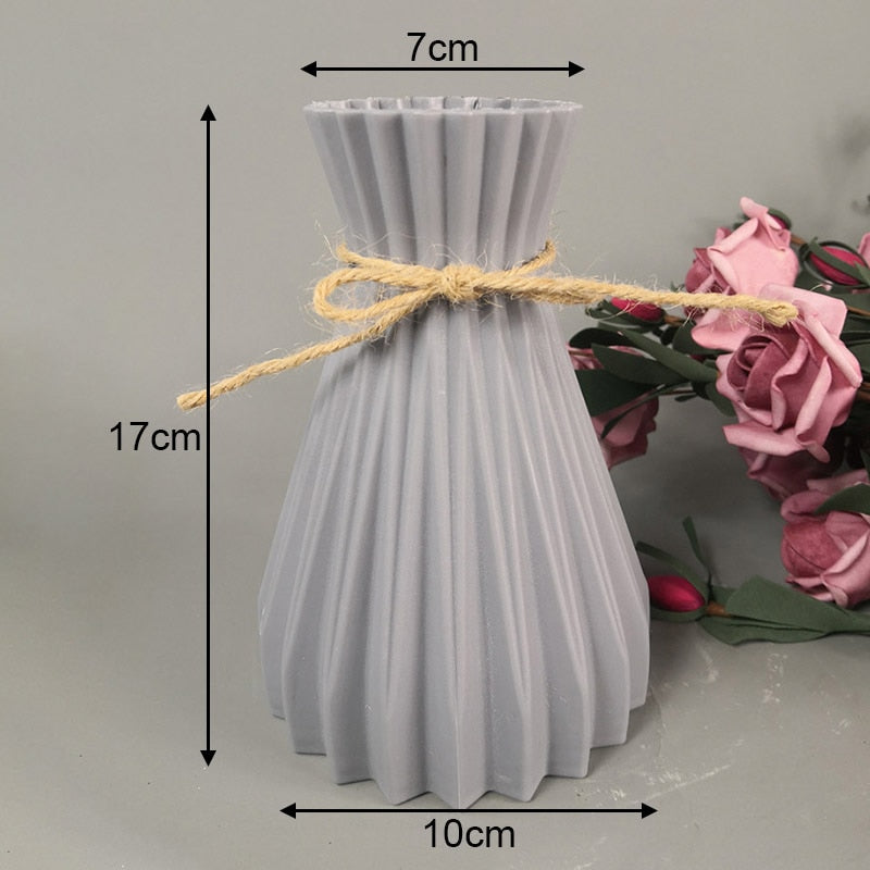 Modern vases decoration home Nordic Style Flower Arrangement Living Room Origami flower pot for interior